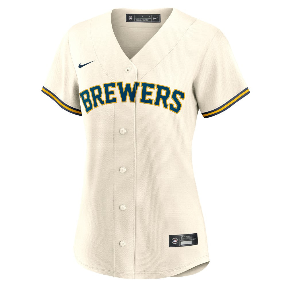 William Contreras Milwaukee Brewers Women's Home Replica Jersey - Cream | Nike