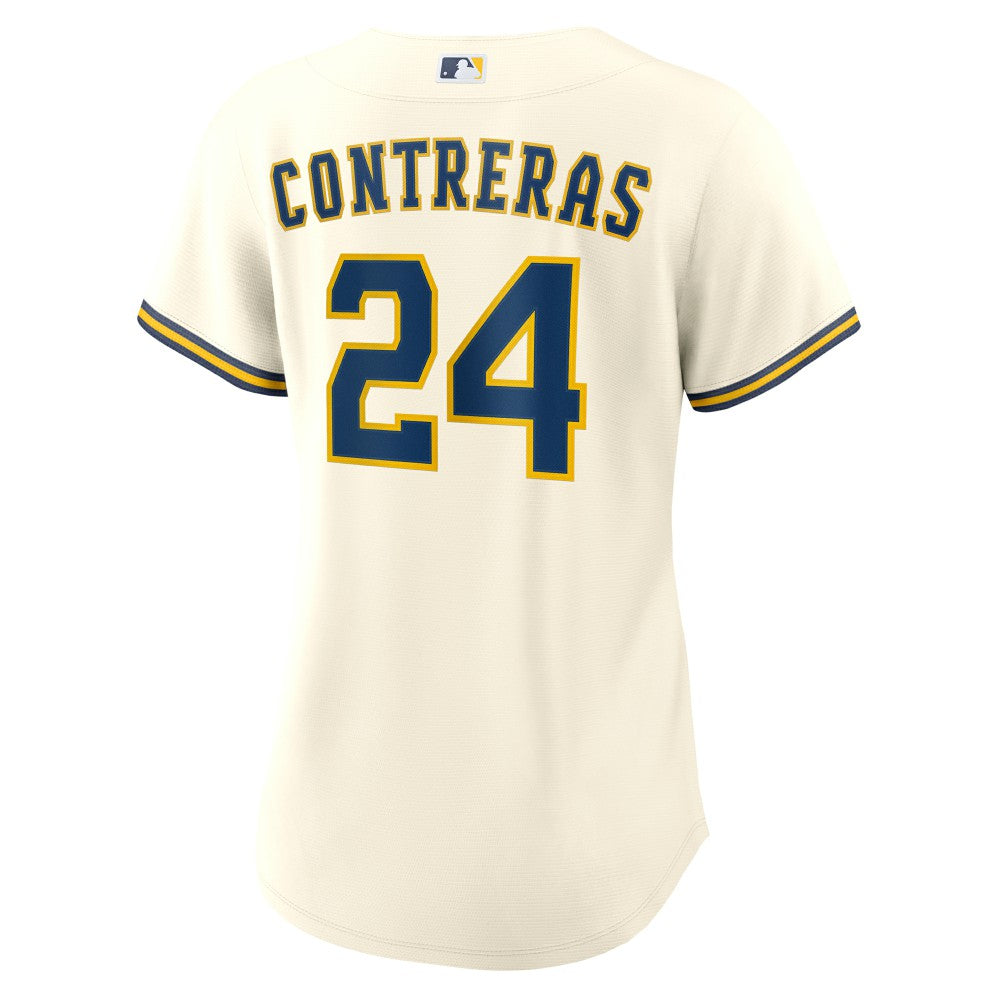 William Contreras Milwaukee Brewers Women's Home Replica Jersey - Cream | Nike
