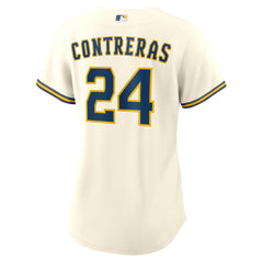 William Contreras Milwaukee Brewers Women's Home Replica Jersey - Cream | Nike
