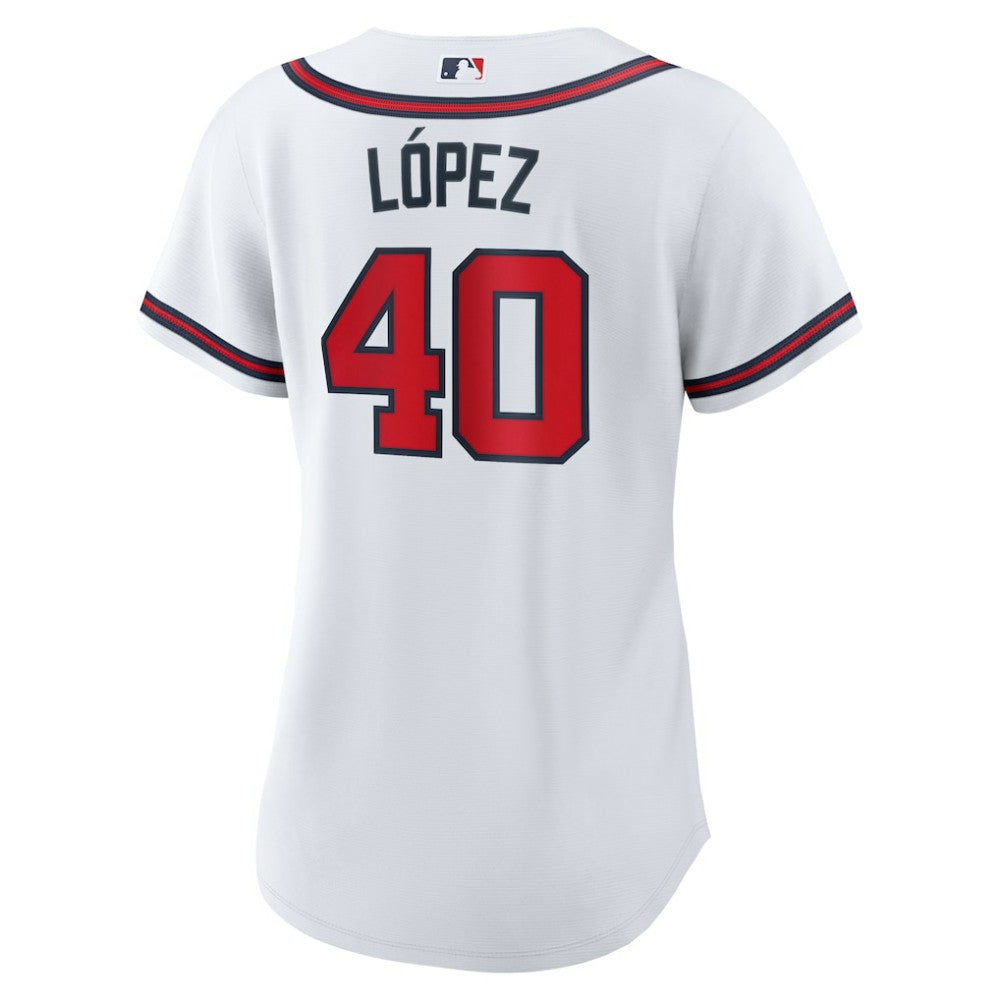 Reynaldo Lopez Atlanta Braves Women's Home Replica Jersey - White | Nike