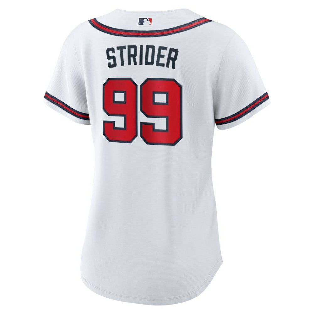 Spencer Strider Atlanta Braves Women's Home Replica Jersey - White | Nike