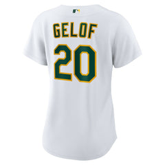 Zack Gelof Athletics Women's Home Replica Jersey - White | Nike