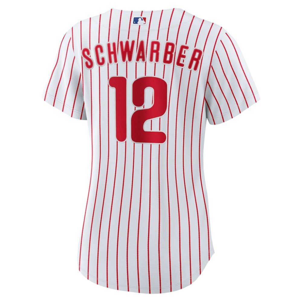 Kyle Schwarber Philadelphia Phillies Women's Home Replica Jersey - White | Nike