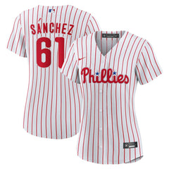 Cristopher Sanchez Philadelphia Phillies Women's Home Replica Jersey - White | Nike