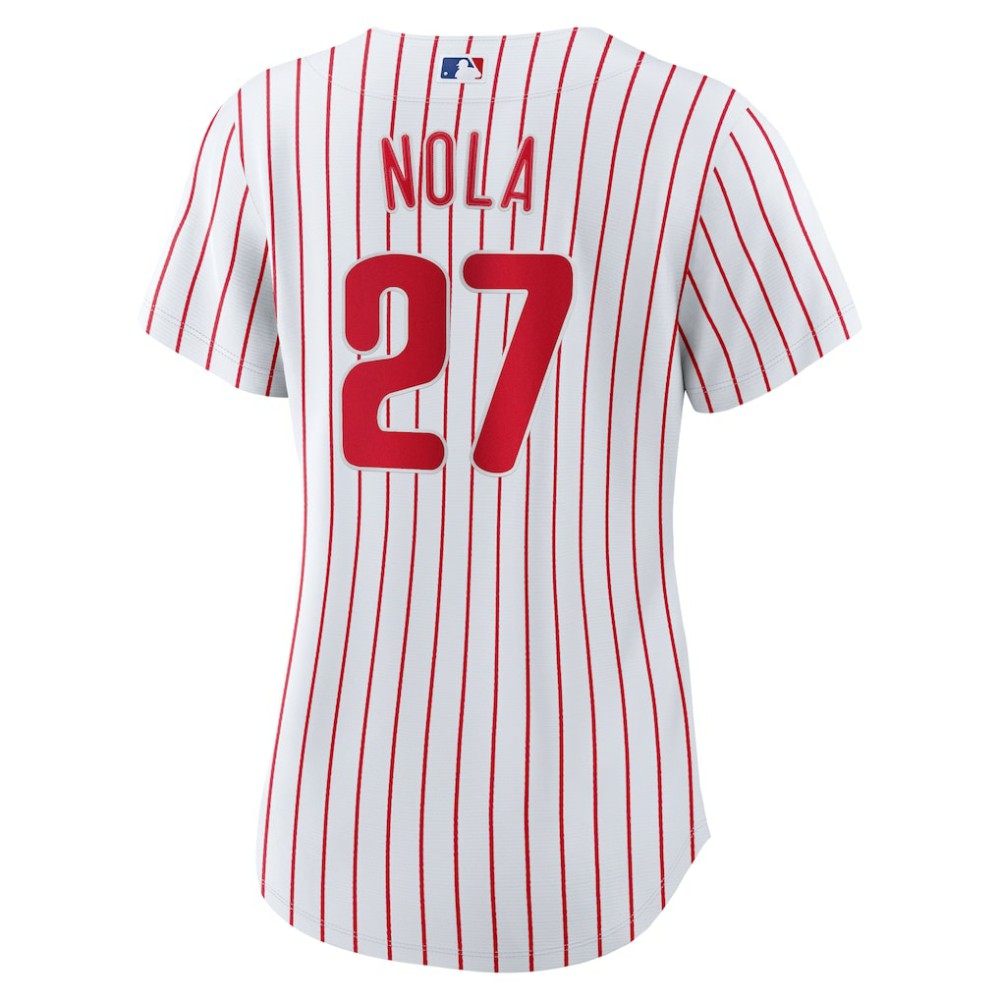 Aaron Nola Philadelphia Phillies Women's Home Replica Jersey - White | Nike