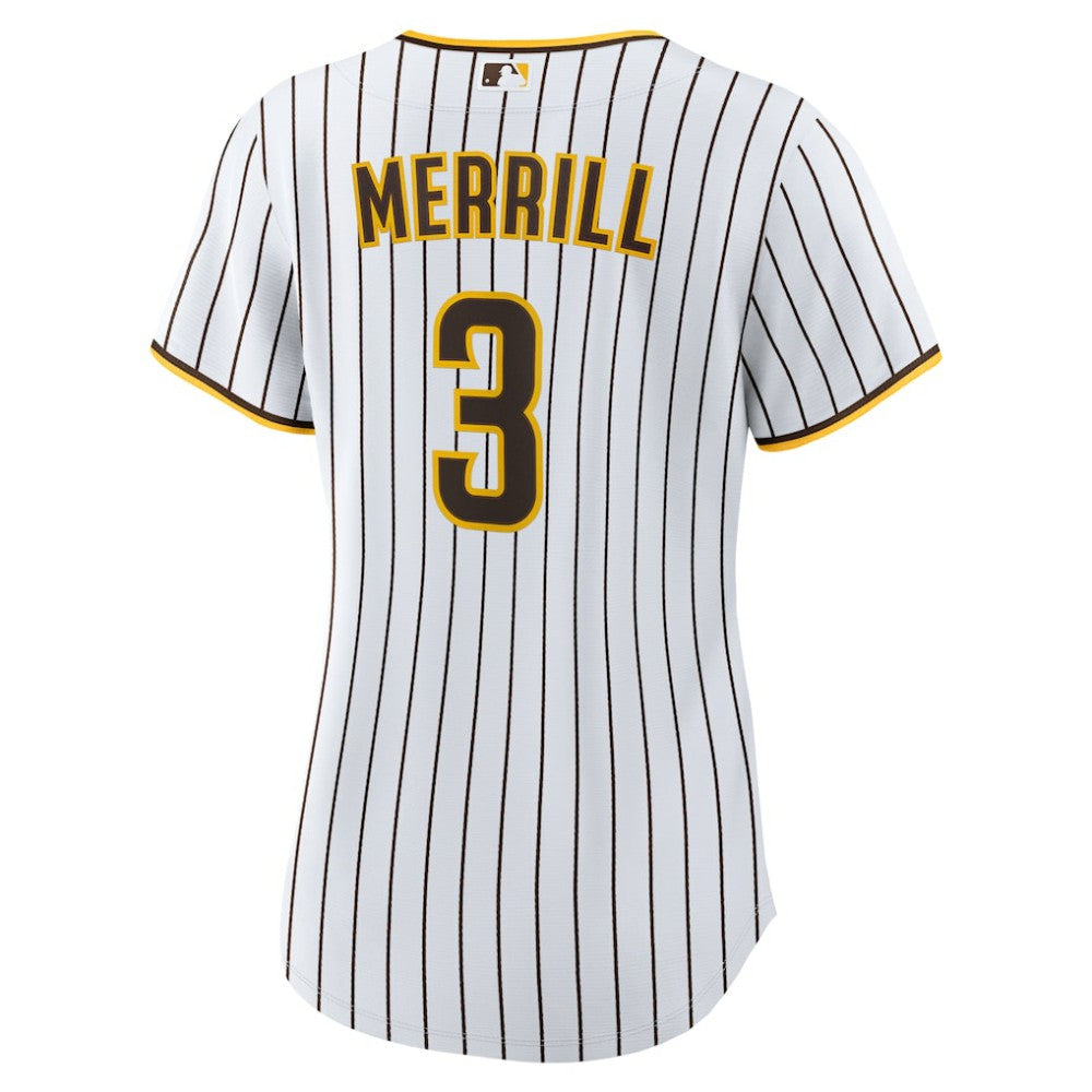 Jackson Merrill San Diego Padres Women's Home Replica Jersey - White | Nike