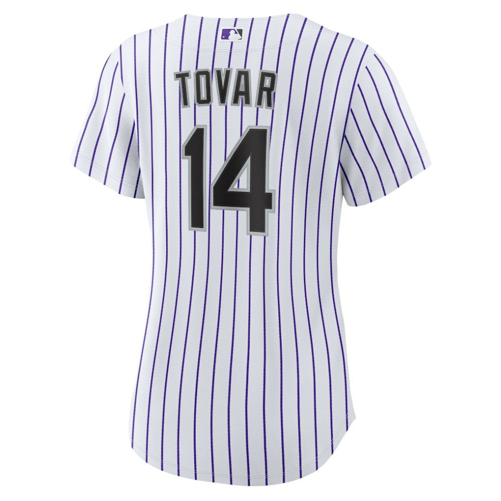 Ezequiel Tovar Colorado Rockies Women's Home Replica Jersey - White | Nike