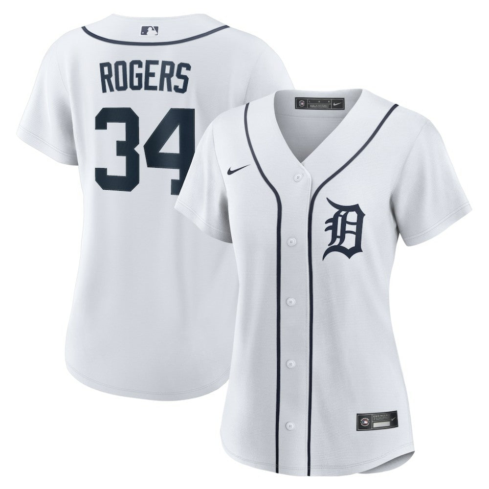 Jake Rogers Detroit Tigers Women's Home Replica Jersey - White | Nike