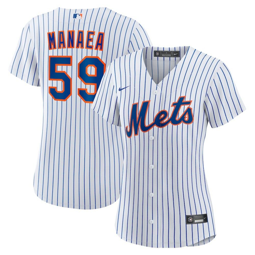 Sean Manaea New York Mets Women's Home Replica Jersey - White | Nike