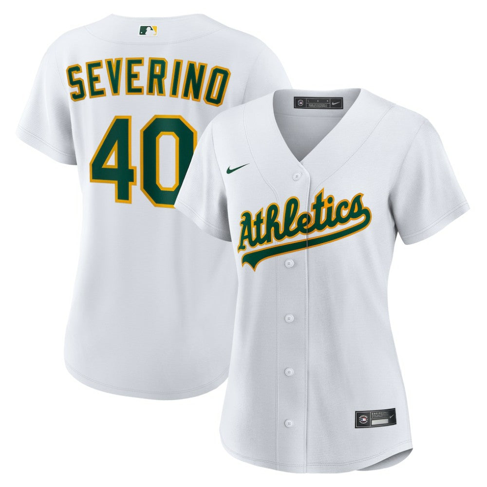 Luis Severino Athletics Women's Home Replica Jersey - White | Nike