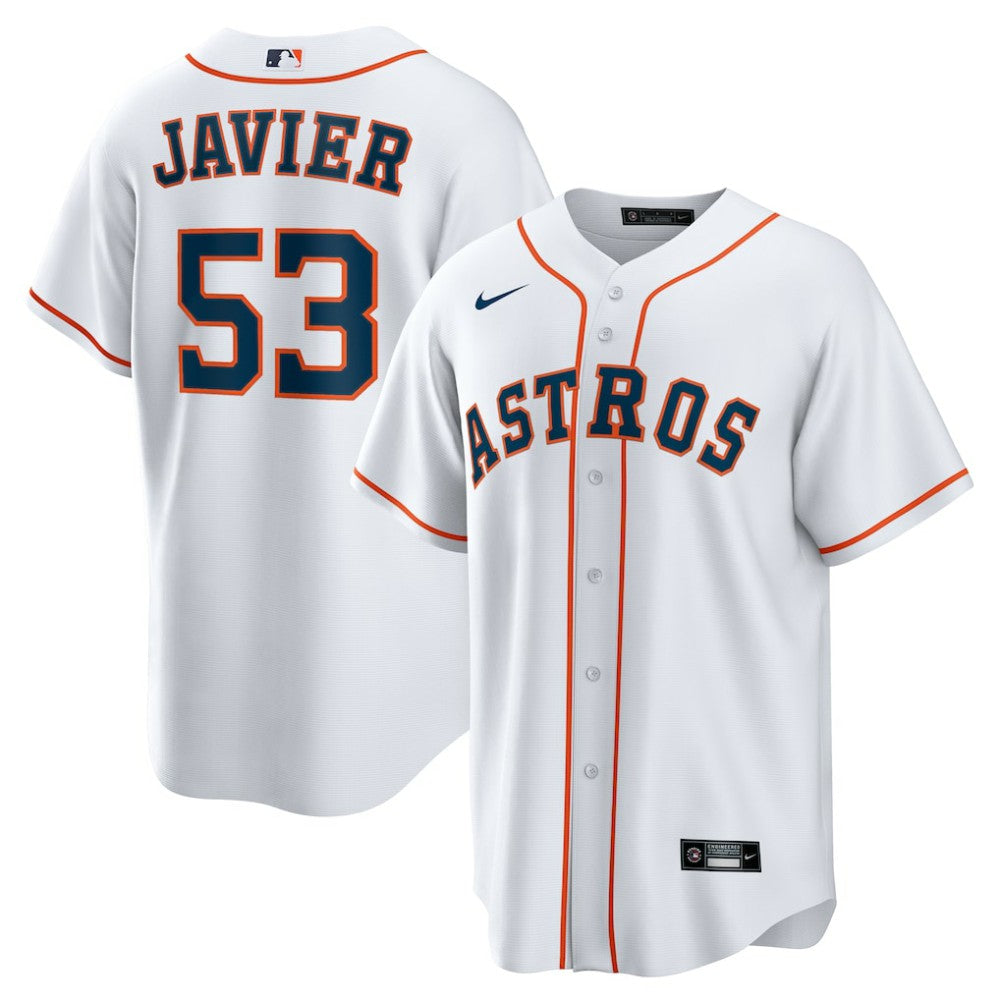 Cristian Javier Houston Astros Home Replica Jersey - White | Nike