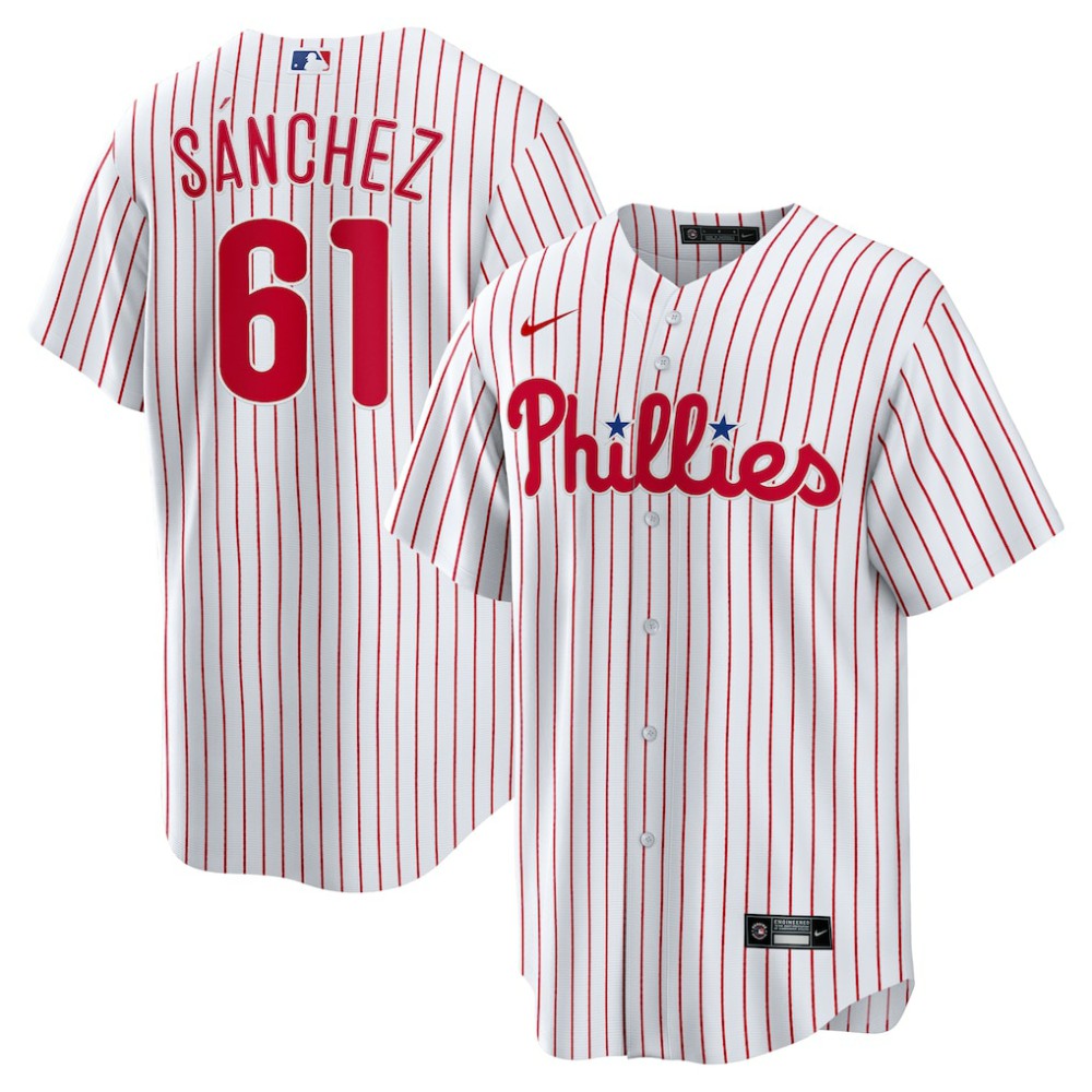 Cristopher Sanchez Philadelphia Phillies Home Replica Jersey - White | Nike