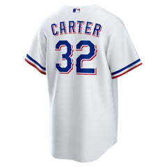 Evan Carter Texas Rangers Home Replica Jersey - White | Nike