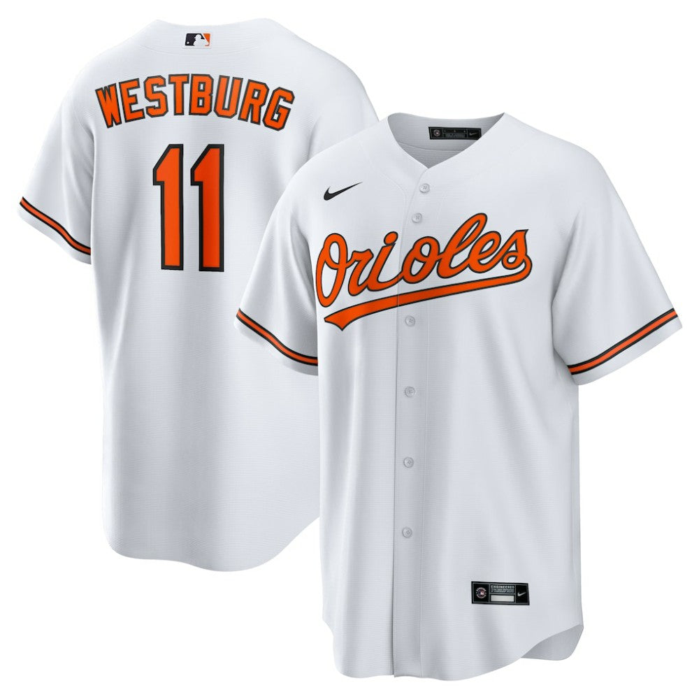 Jordan Westburg Baltimore Orioles Home Replica Jersey - White | Nike