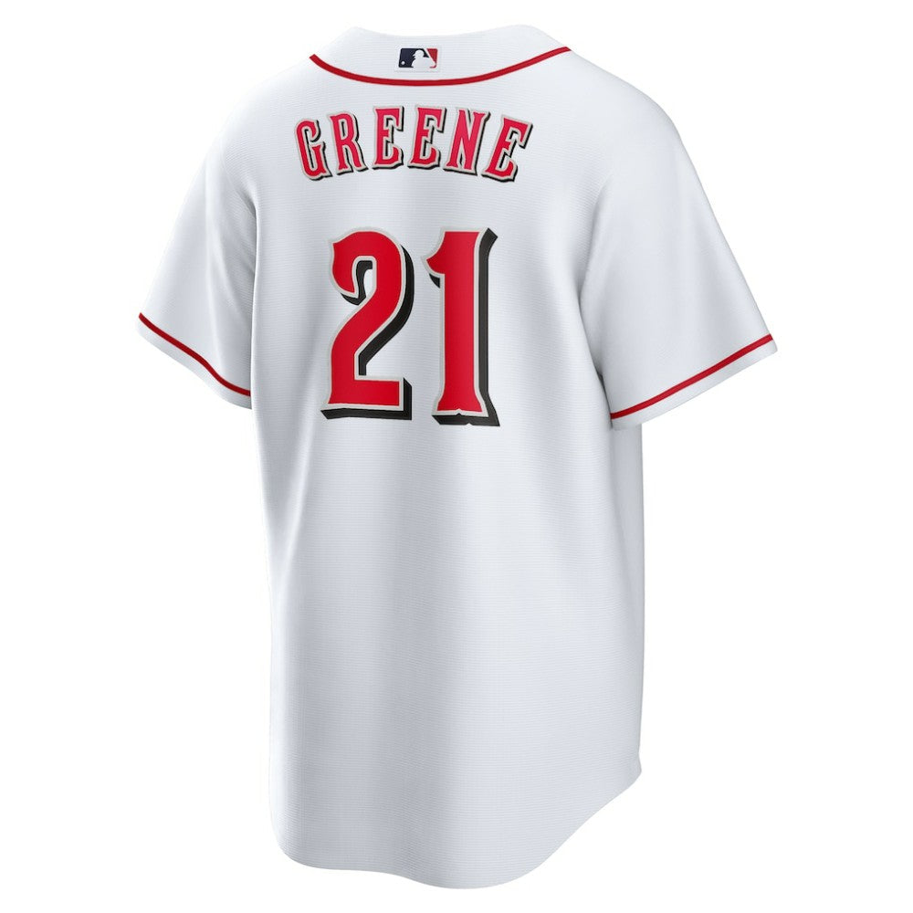 Hunter Greene Cincinnati Reds Home Replica Jersey - White | Nike