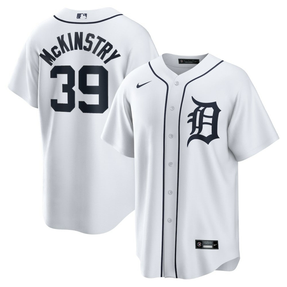 Zach McKinstry Detroit Tigers Home Replica Jersey - White | Nike