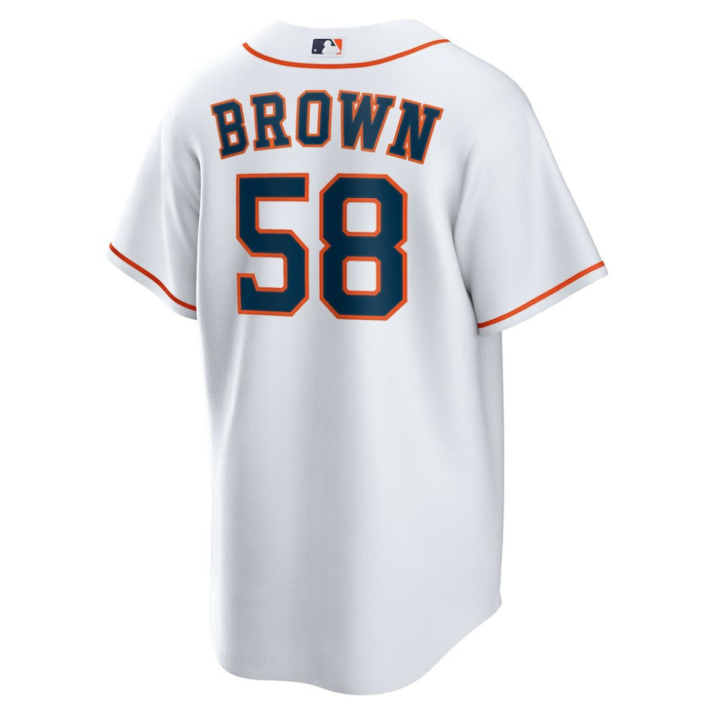 Hunter Brown Houston Astros Home Replica Jersey - White | Nike