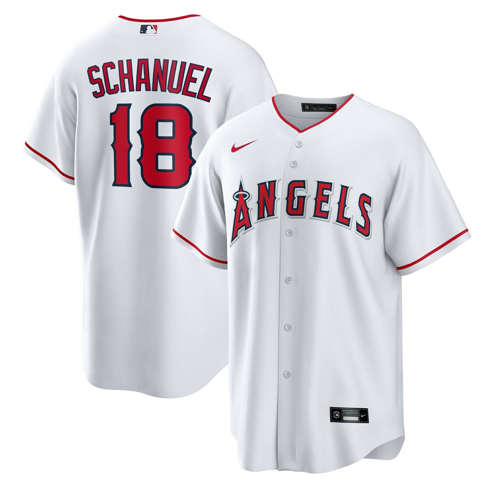 Nolan Schanuel Los Angeles Angels Home Replica Jersey - White | Nike