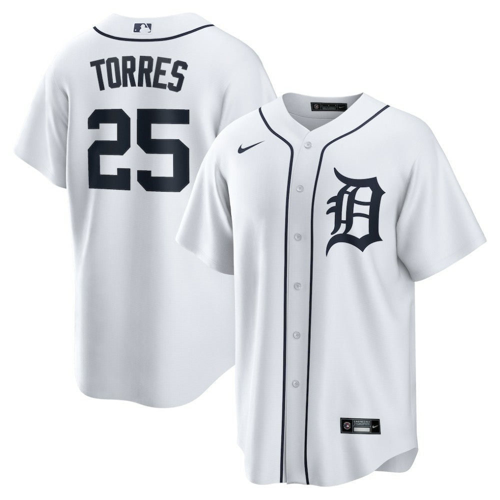 Gleyber Torres Detroit Tigers Home Replica Jersey - White | Nike