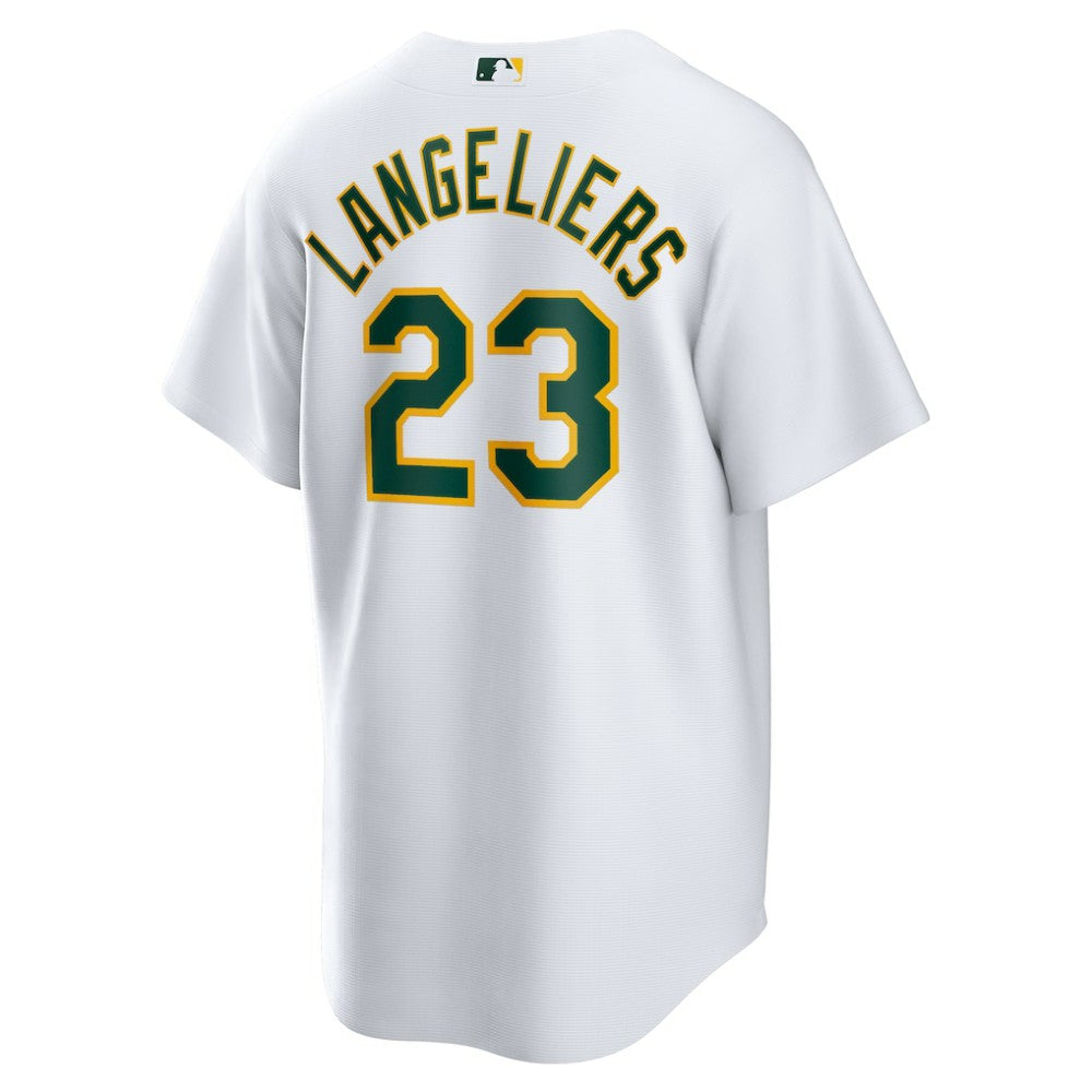 Shea Langeliers Athletics Home Replica Jersey - White | Nike