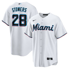 Kyle Stowers Miami Marlins Home Replica Jersey - White | Nike