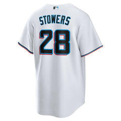 Kyle Stowers Miami Marlins Home Replica Jersey - White | Nike