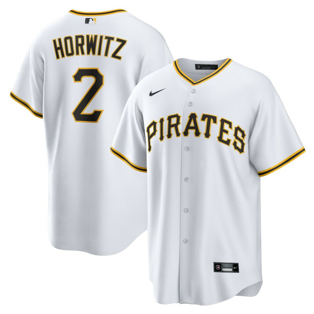 Spencer Horwitz Pittsburgh Pirates Home Replica Jersey - White | Nike