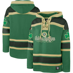 Vegas Golden Knights '47 St. Patrick's Day McLucky Superior Lacer Pullover Hoodie Kelly Green