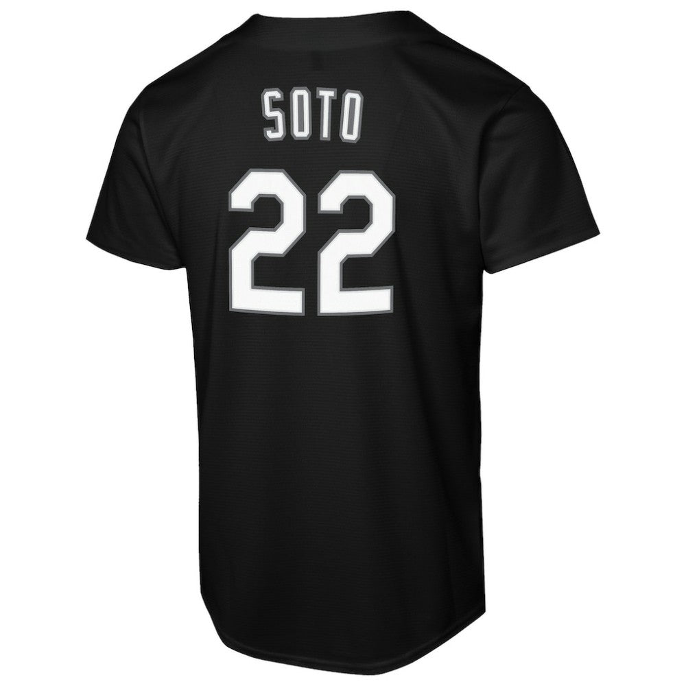 Juan Soto New York Mets  Youth Replica Fashion Jersey - Black | Nike