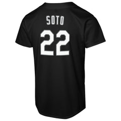 Juan Soto New York Mets  Youth Replica Fashion Jersey - Black | Nike