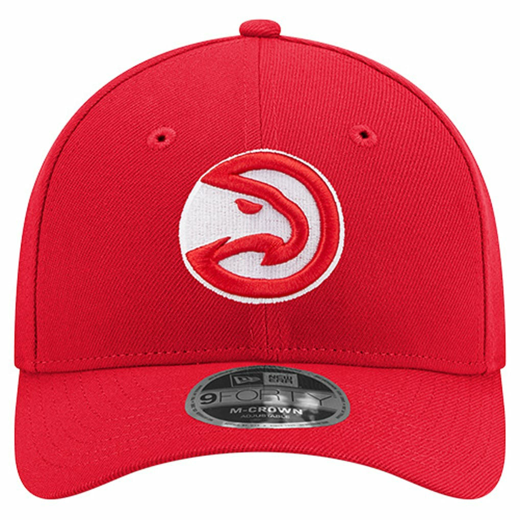 Atlanta Hawks 9FORTY Stock M-Crown Adjustable Hat - Red | New Era online