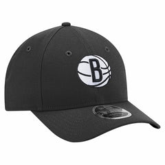Brooklyn Nets 9FORTY Stock M-Crown Adjustable Hat - Black | New Era on sale