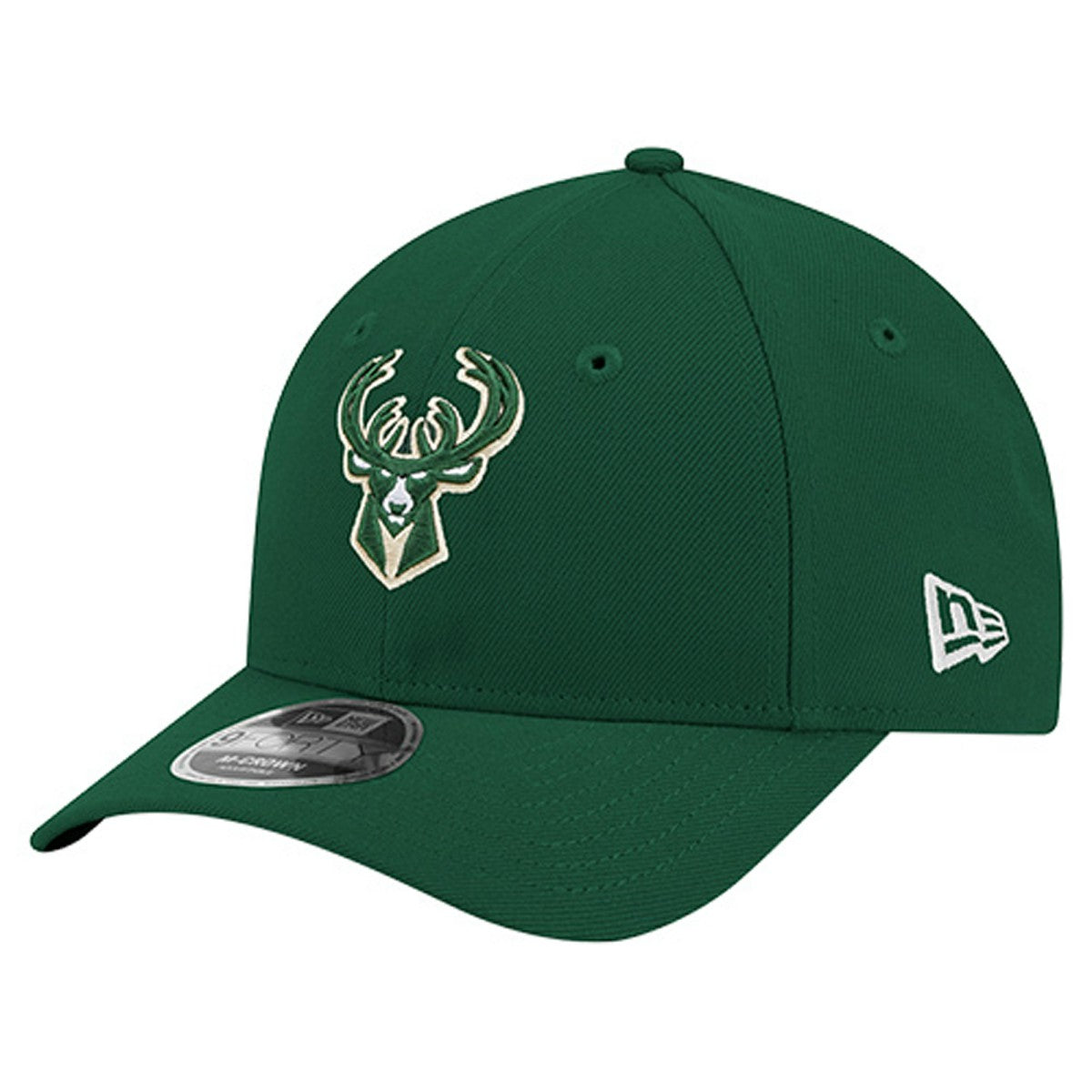 Milwaukee Bucks 9FORTY Stock M-Crown Adjustable Hat - Hunter Green | New Era shop