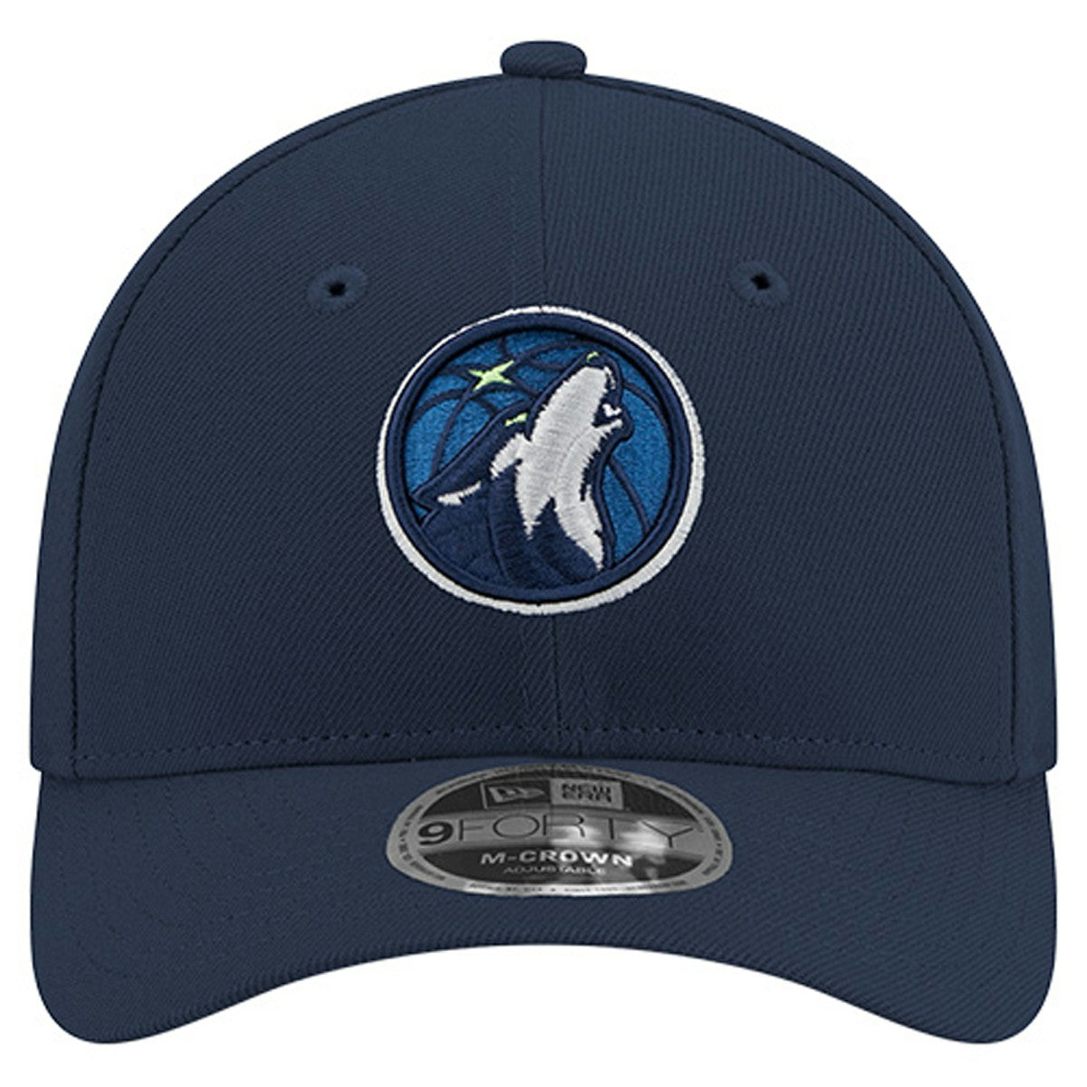 Minnesota Timberwolves 9FORTY Stock M-Crown Adjustable Hat - Navy | New Era discount