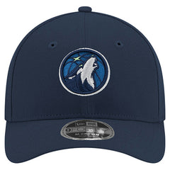 Minnesota Timberwolves 9FORTY Stock M-Crown Adjustable Hat - Navy | New Era discount