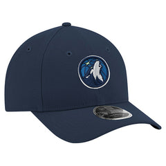 Minnesota Timberwolves 9FORTY Stock M-Crown Adjustable Hat - Navy | New Era discount