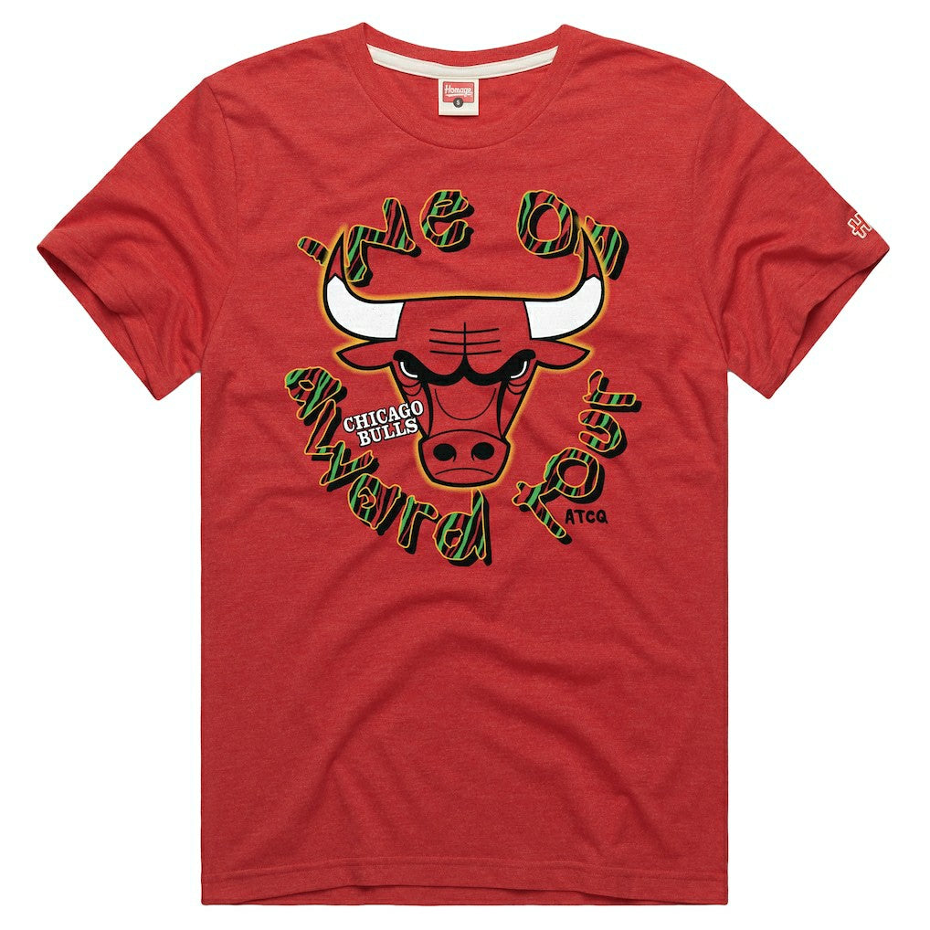 Chicago Bulls Homage A Tribe Called Quest x NBA We On Award Tour T-Shirt sale - Red shop