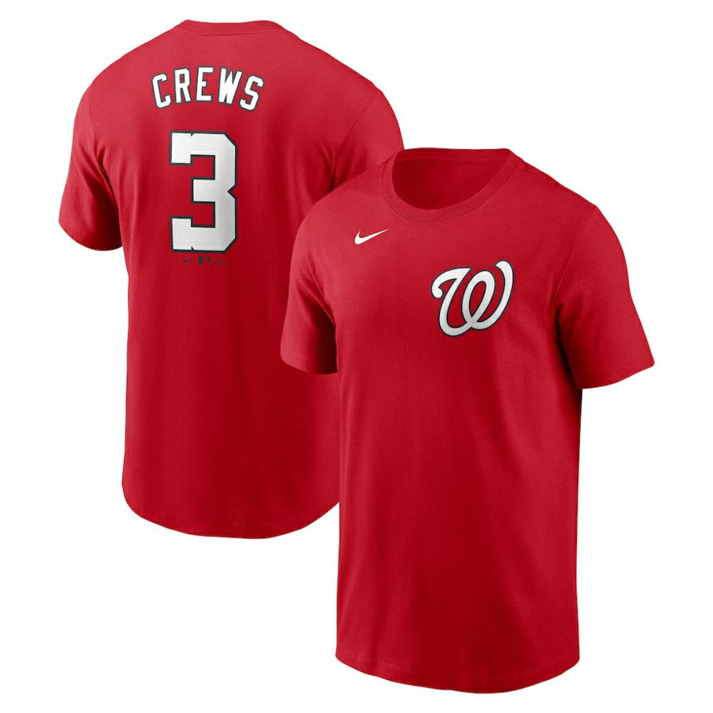 Dylan Crews Washington Nationals Fuse Name & Number T-Shirt - Red | Nike