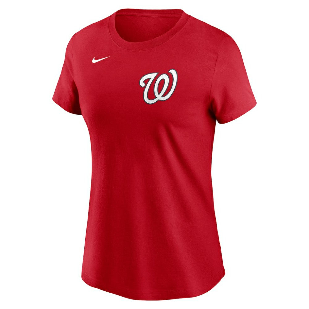 James Wood Washington Nationals Women's Cooperstown Collection Fuse Name & Number T-Shirt - Red | Nike