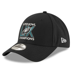 Philadelphia Eagles New Era Super Bowl LIX Champions 9FORTY Adjustable Hat - Black for sale