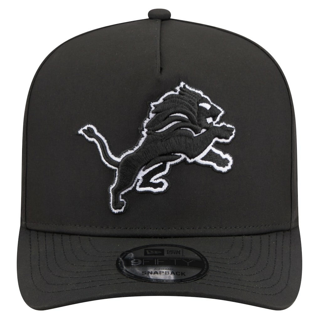 Detroit Lions New Era Gore-Tex A-Frame 9FIFTY Adjustable Hat - Black sale