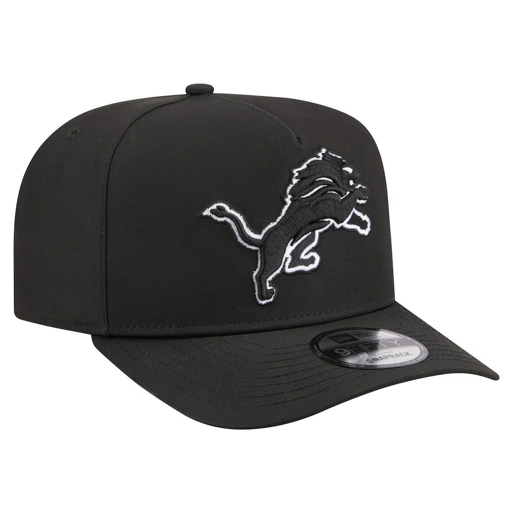 Detroit Lions New Era Gore-Tex A-Frame 9FIFTY Adjustable Hat - Black sale