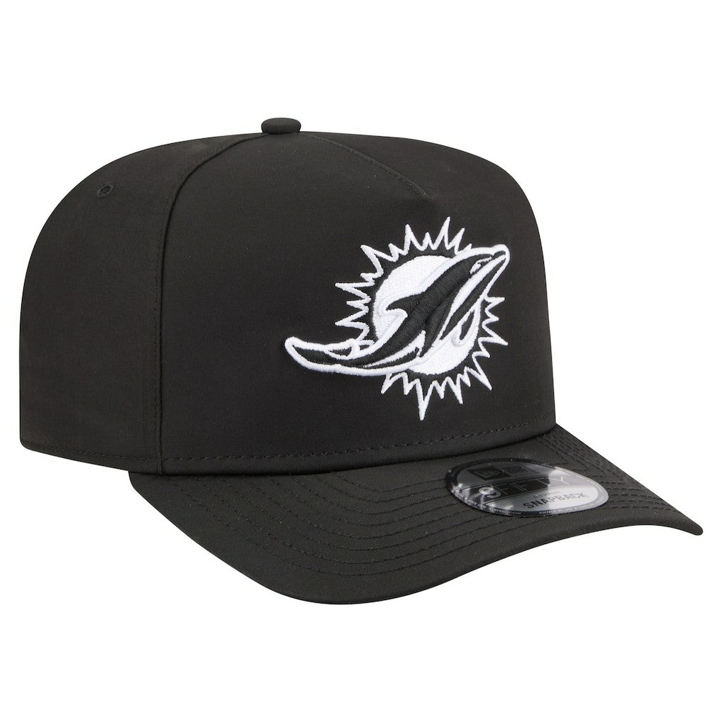 Miami Dolphins New Era Gore-Tex A-Frame 9FIFTY Adjustable Hat - Black cheap