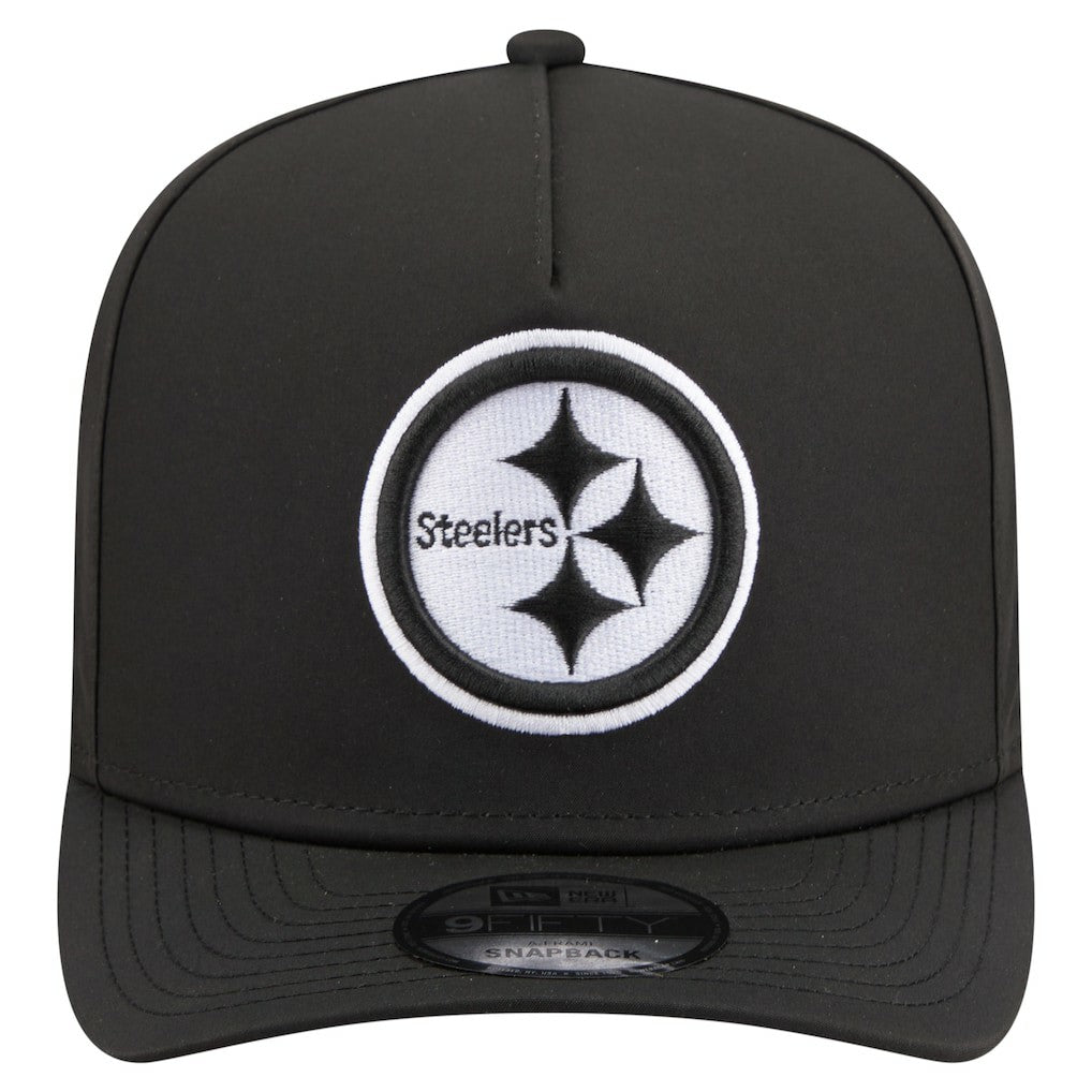 Pittsburgh Steelers New Era Gore-Tex A-Frame 9FIFTY Adjustable Hat - Black for sale