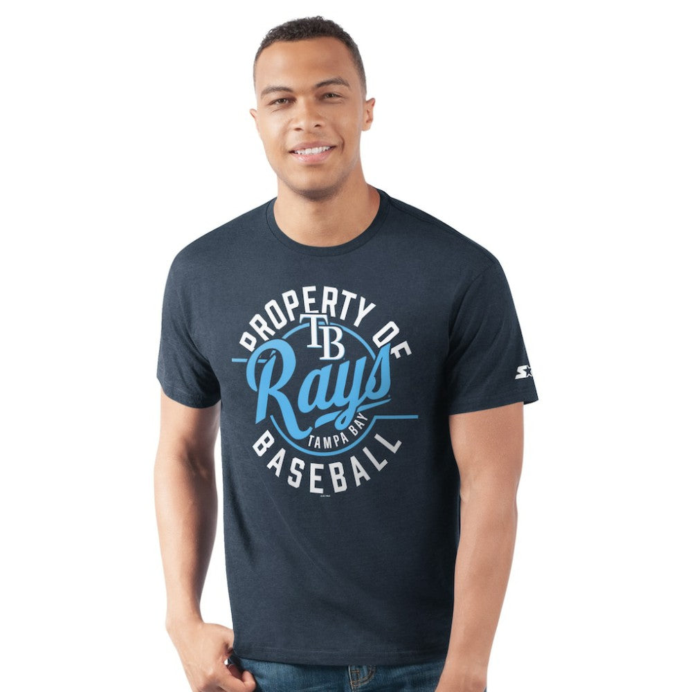 Tampa Bay Rays Starter Prime Time Property Of T-Shirt - Navy