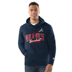 Atlanta Braves Starter Classic Pullover Hoodie - Navy