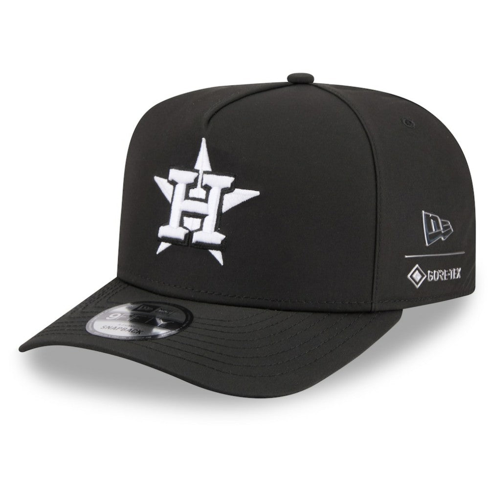 Houston Astros x GORE-TEX A-Frame 9FIFTY Adjustable Hat - Black | New Era