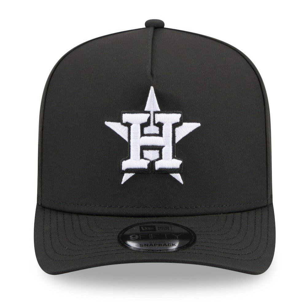 Houston Astros x GORE-TEX A-Frame 9FIFTY Adjustable Hat - Black | New Era