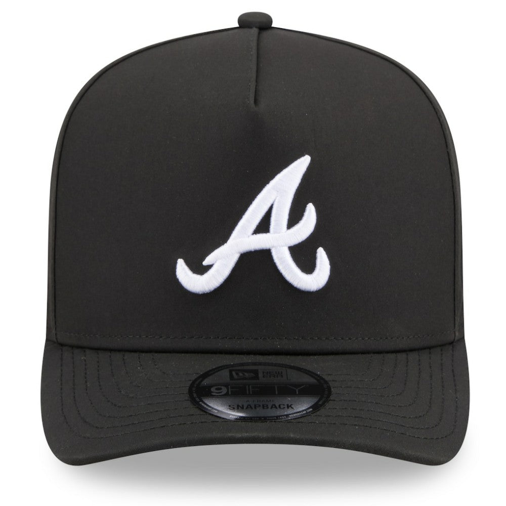 Atlanta Braves x GORE-TEX A-Frame 9FIFTY Adjustable Hat - Black | New Era