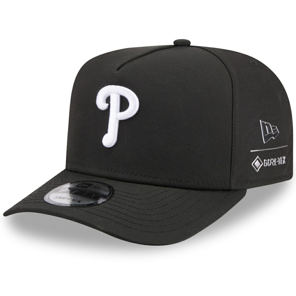 Philadelphia Phillies x GORE-TEX A-Frame 9FIFTY Adjustable Hat - Black | New Era